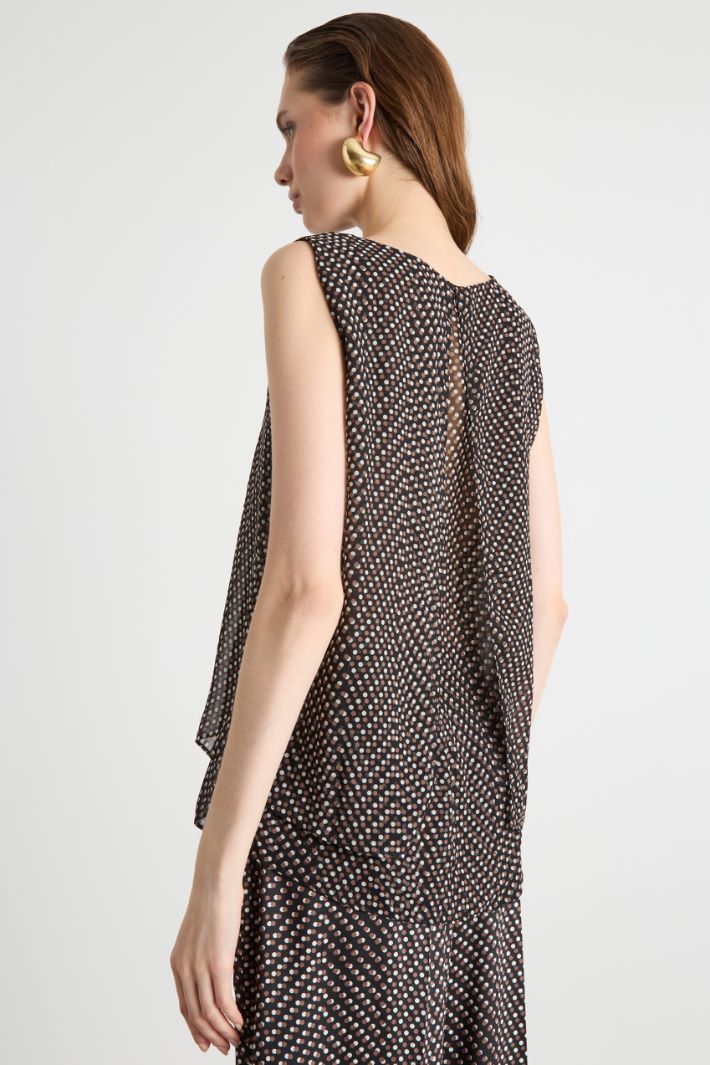 Printed georgette top Intrend - 4