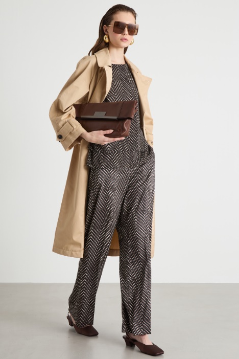 Printed georgette top Intrend