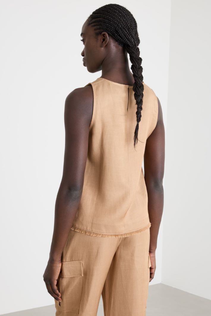 Top con orlo sfrangiato Intrend - 4