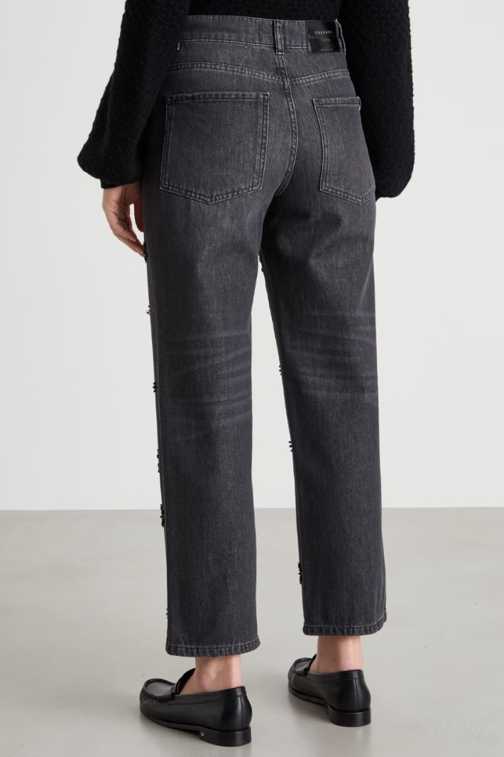 Jeans con paillettes Intrend - 4