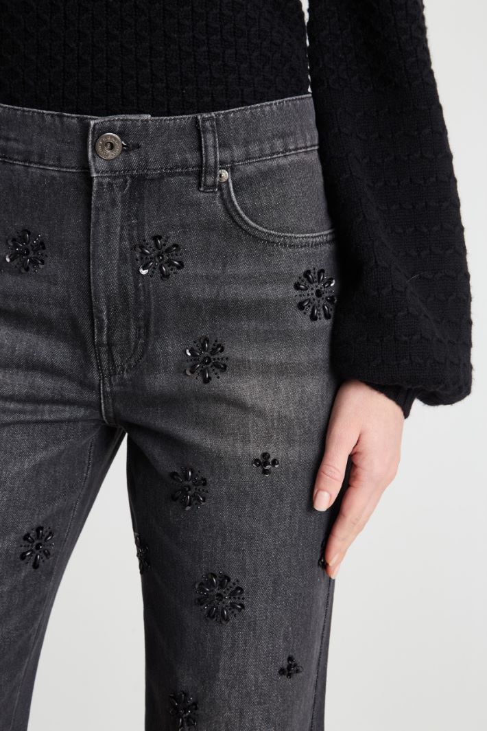 Jeans con paillettes Intrend - 3