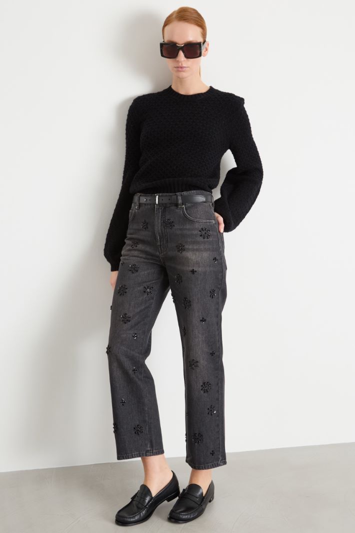 Jeans con paillettes Intrend