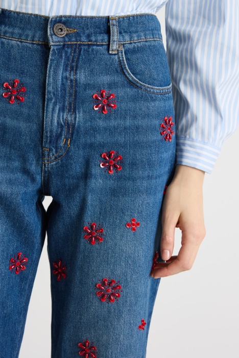 Vaqueros con lentejuelas