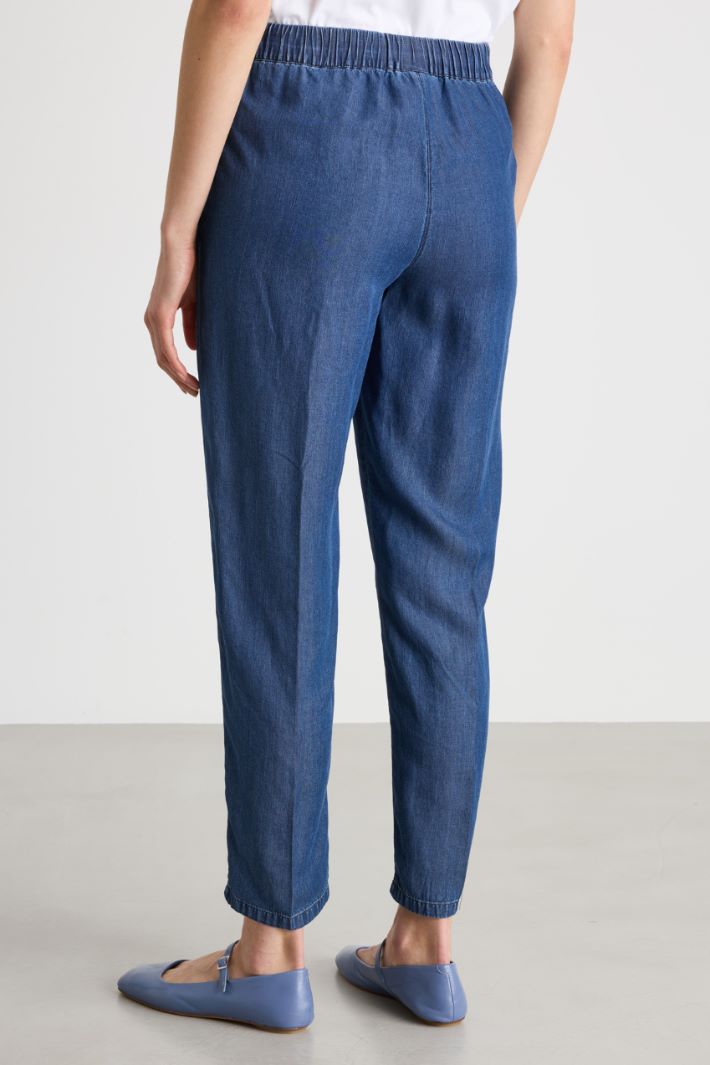 Jogger in chambray Intrend - 4