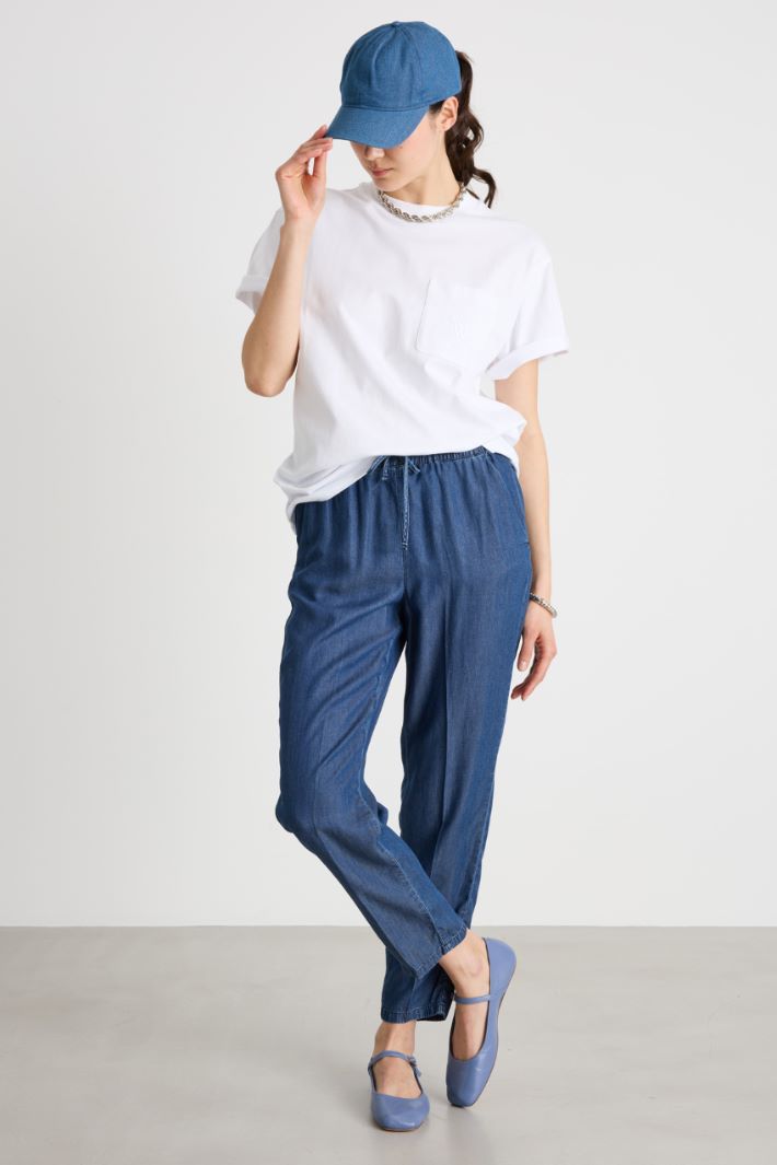 Jogger in chambray Intrend