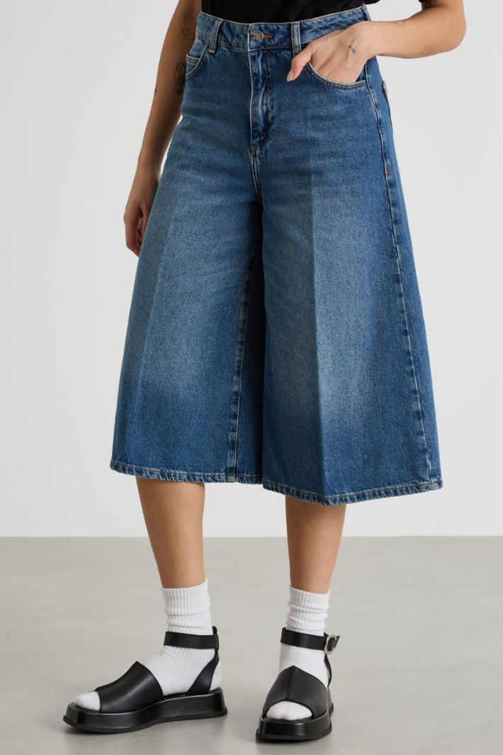 Flared culotte jeans Intrend - 2