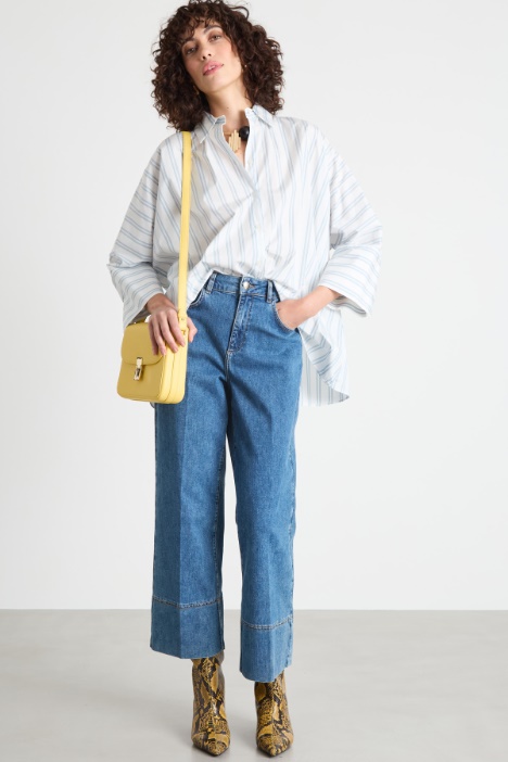 Stretch jeans with top-stitched hem Intrend