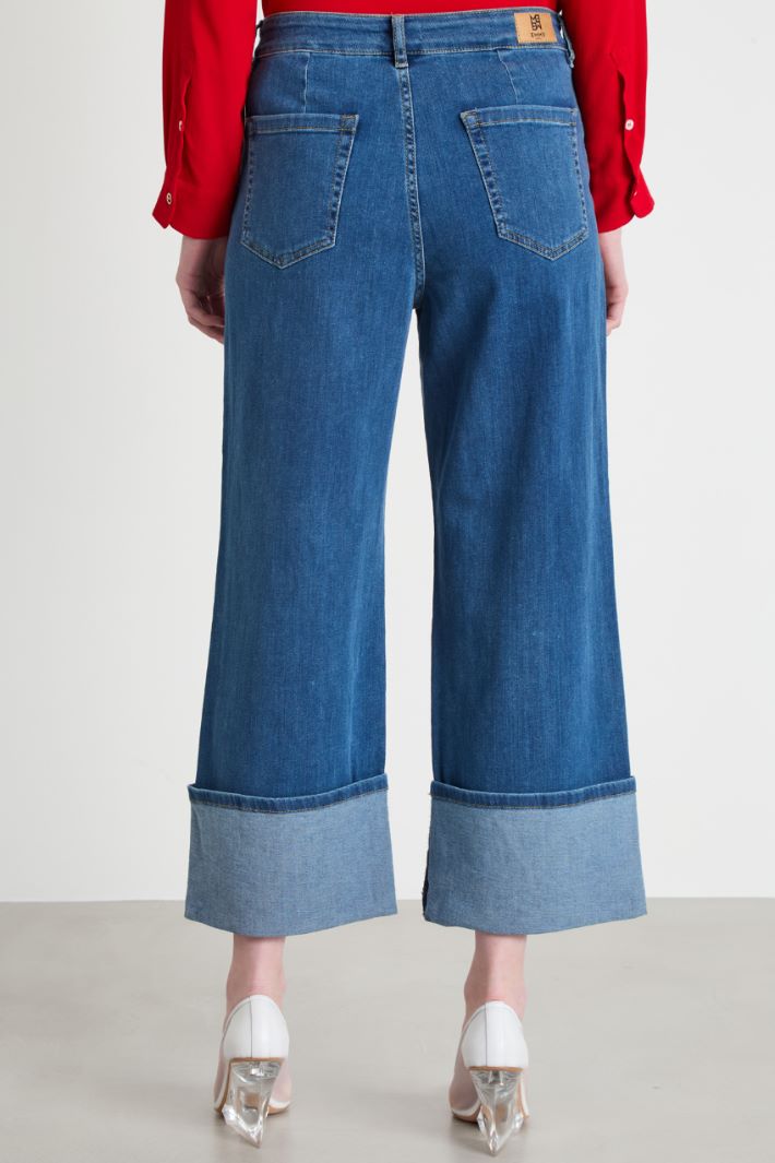 Jeans stretch con orlo risvoltato Intrend - 4