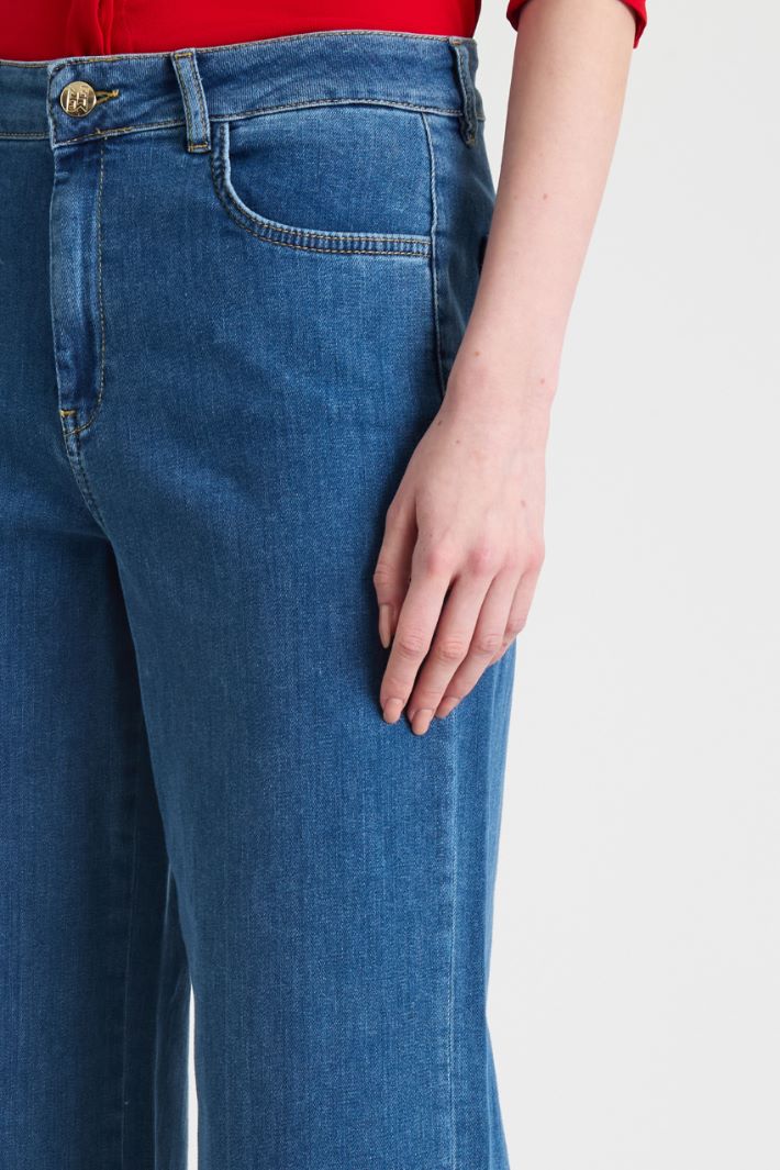 Jeans stretch con orlo risvoltato Intrend - 3