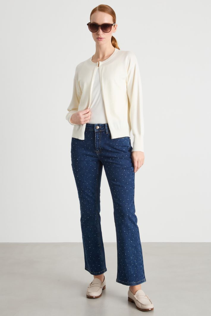Jeans con strass Intrend