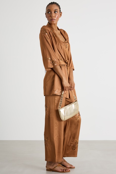 Short sequinned kimono Intrend