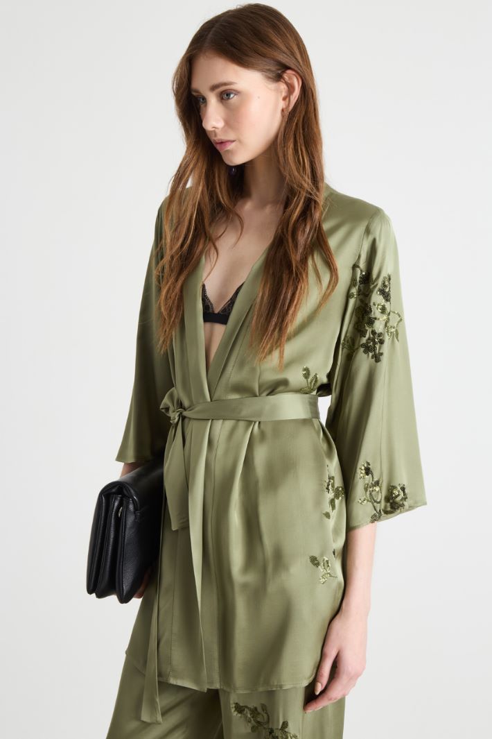 Short sequinned kimono Intrend - 2