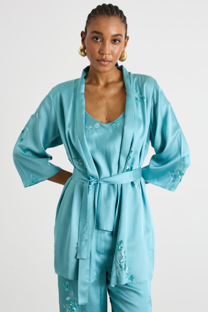 Short sequinned kimono Intrend - 2