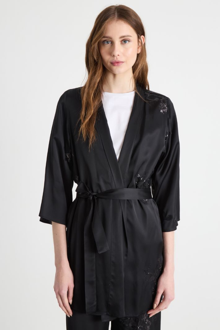 Short sequinned kimono Intrend - 2