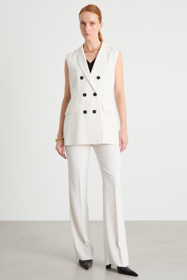 Matte Satin Waistcoat and Trousers Intrend - 3