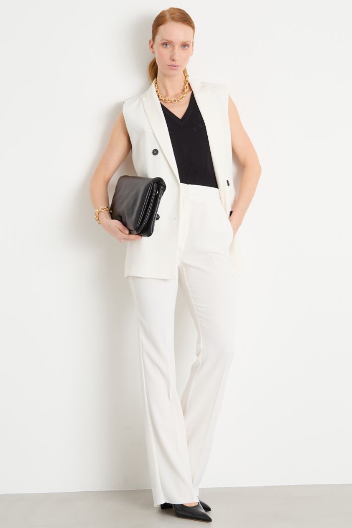 Matte Satin Waistcoat and Trousers Intrend