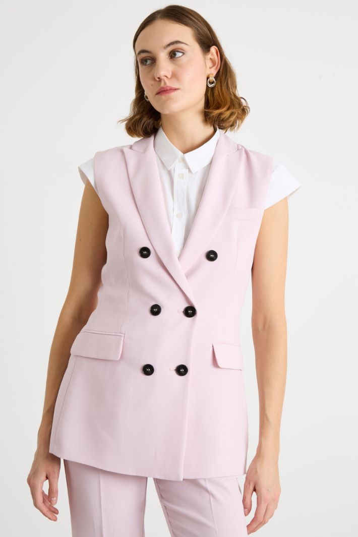 Matte Satin Waistcoat and Trousers Intrend - 3