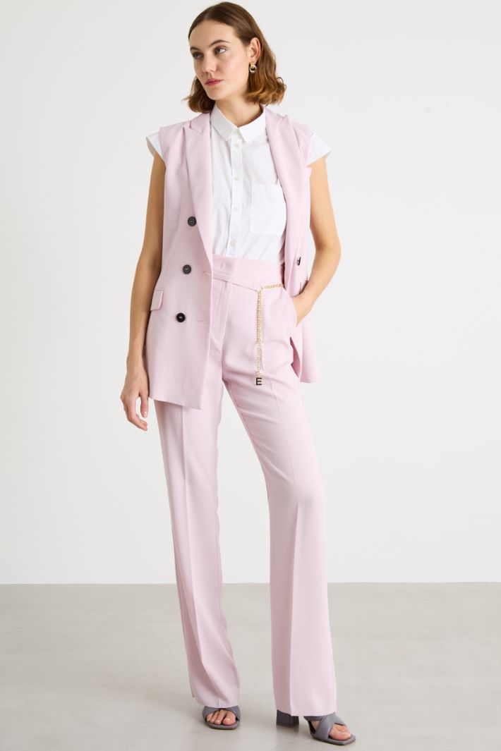 Matte Satin Waistcoat and Trousers Intrend