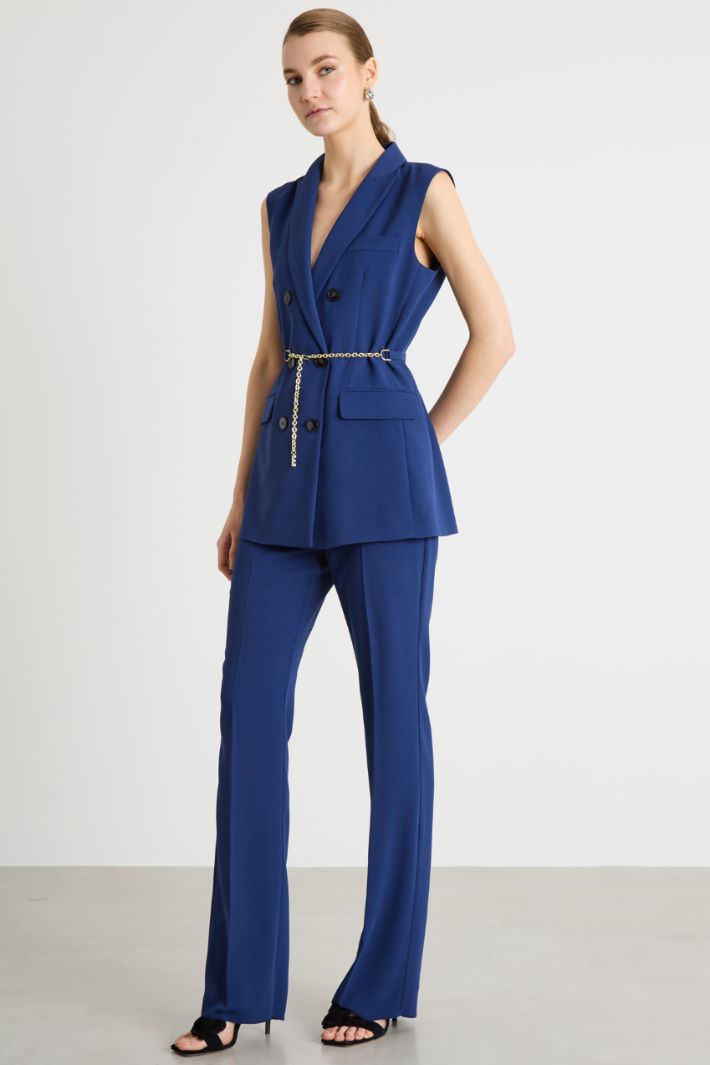 Matte Satin Waistcoat and Trousers Intrend - 3