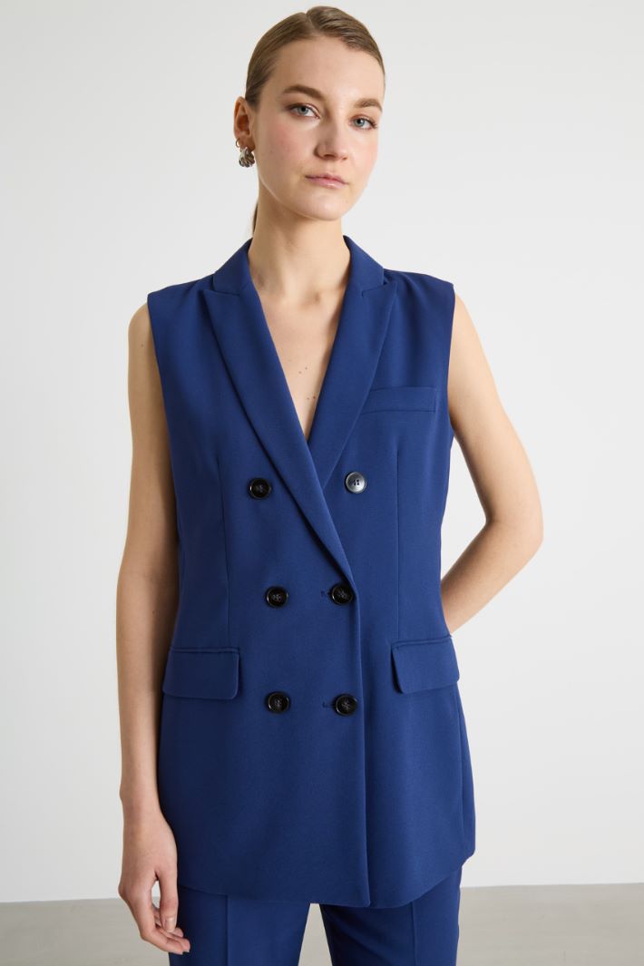 Matte Satin Waistcoat and Trousers Intrend - 4