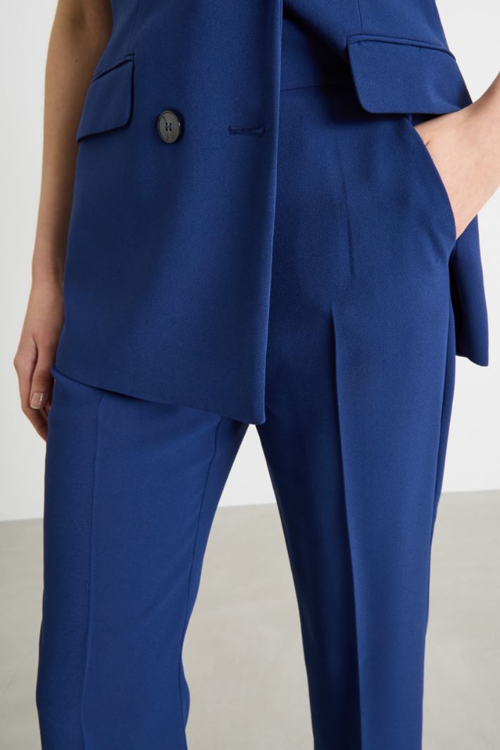 Matte Satin Waistcoat and Trousers Intrend - 5