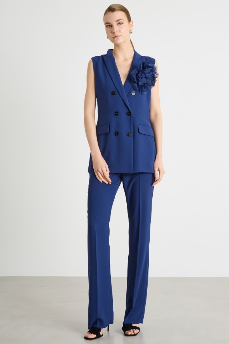 Matte Satin Waistcoat and Trousers Intrend