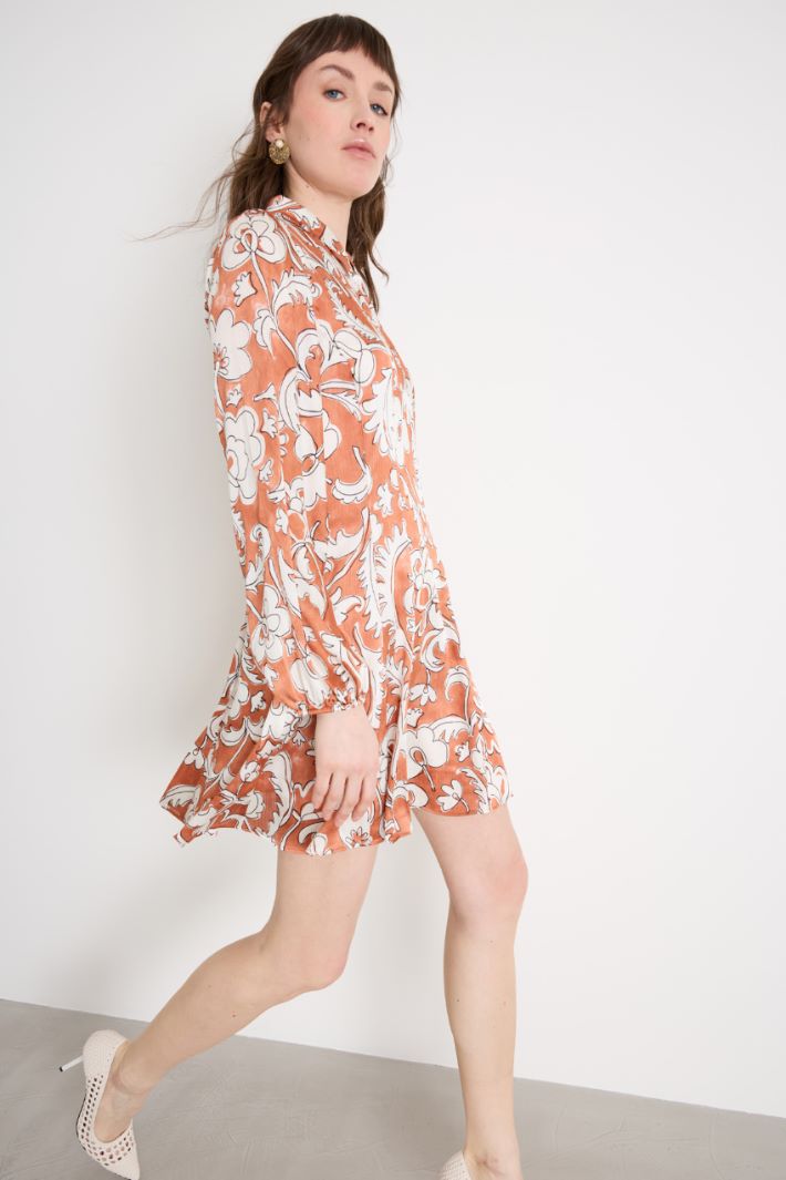 Creponne Shirt Dress Intrend - 2