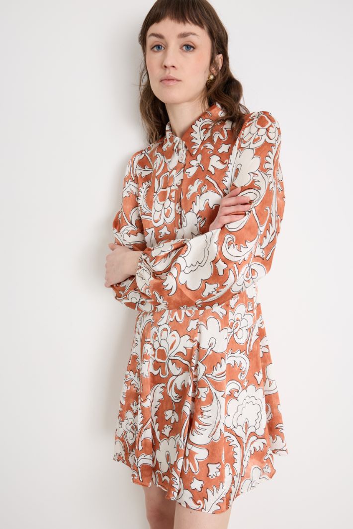 Creponne Shirt Dress Intrend - 3