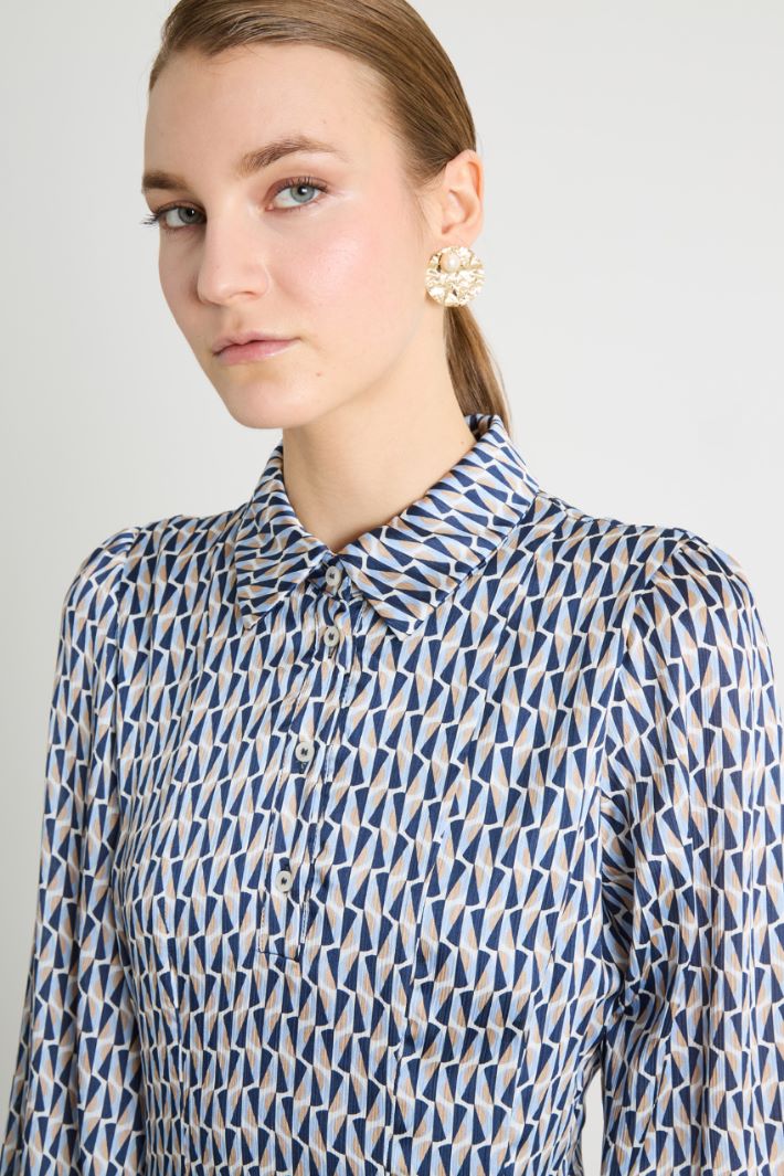 Abito chemisier in creponne Intrend - 3