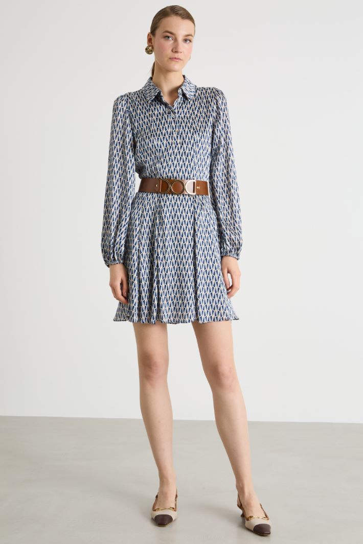 Abito chemisier in creponne Intrend