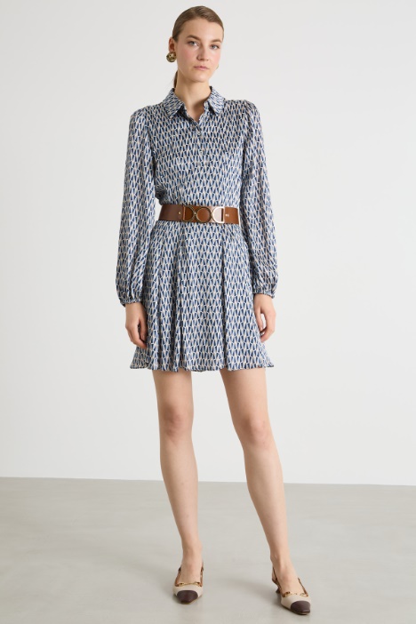 Abito chemisier in creponne Intrend