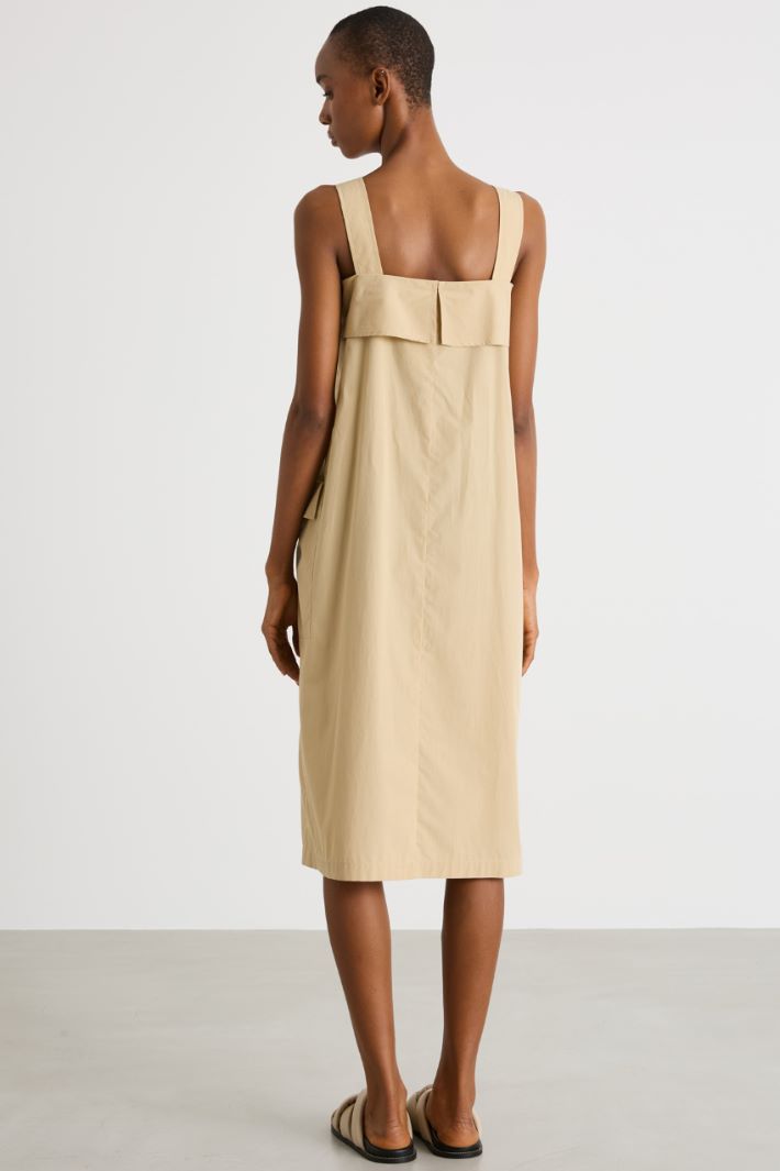 Poplin midi dress Intrend - 4