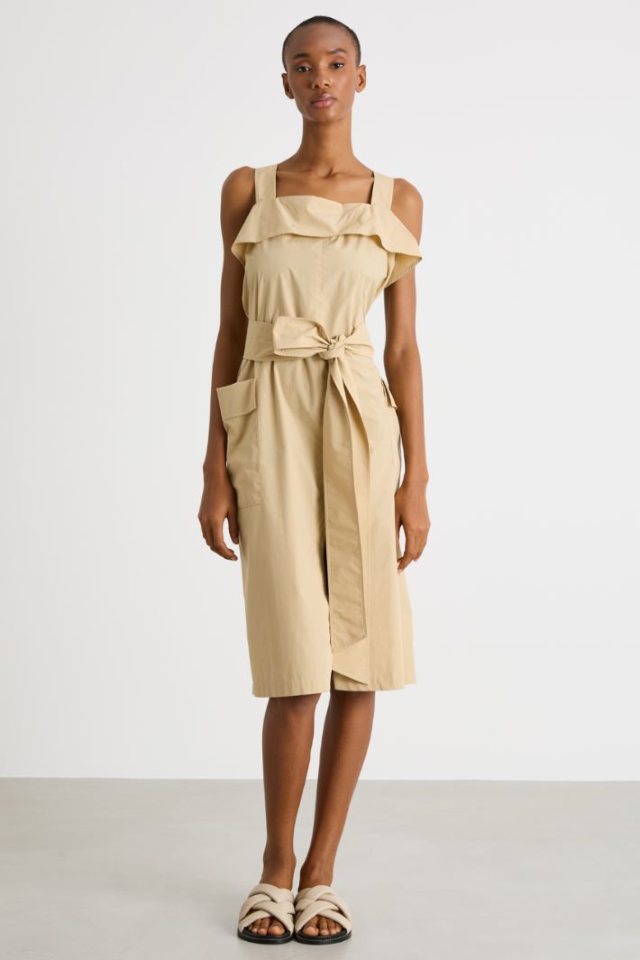 Poplin midi dress Intrend - 2