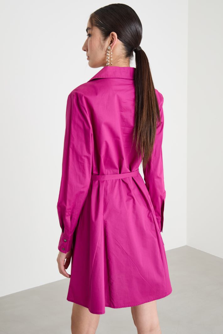A-line poplin dress Intrend - 4