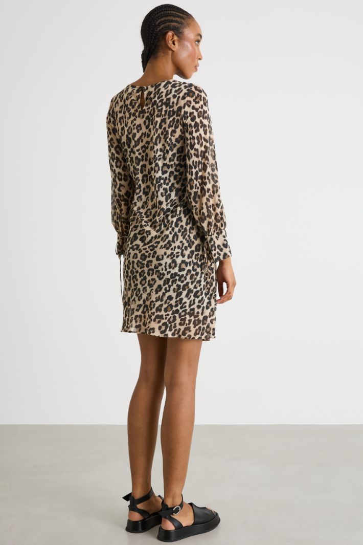 Abito con stampa animalier Intrend - 4