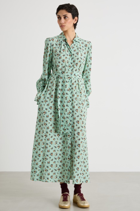 Abito chemisier con cintura