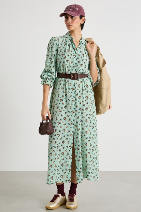 Belted shirt dress Intrend