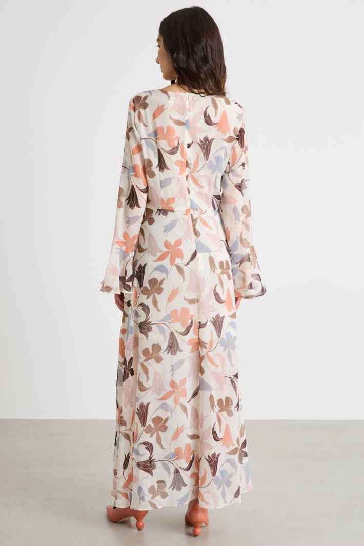 Abito svasato in georgette Intrend - 4