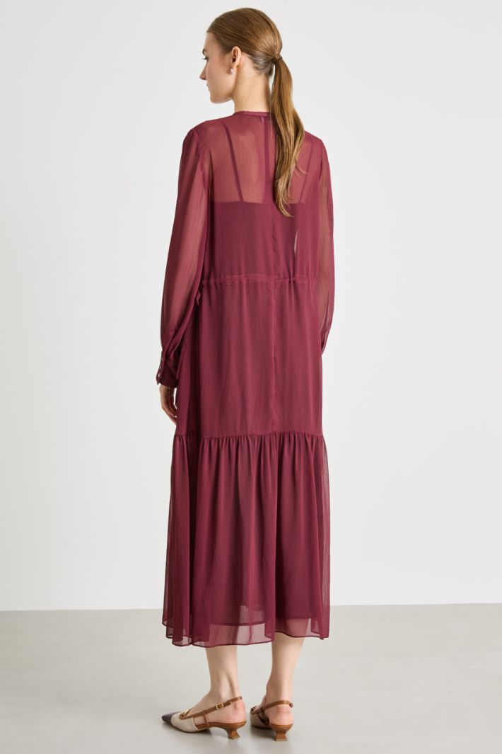 Abito lungo con balze Intrend - 4