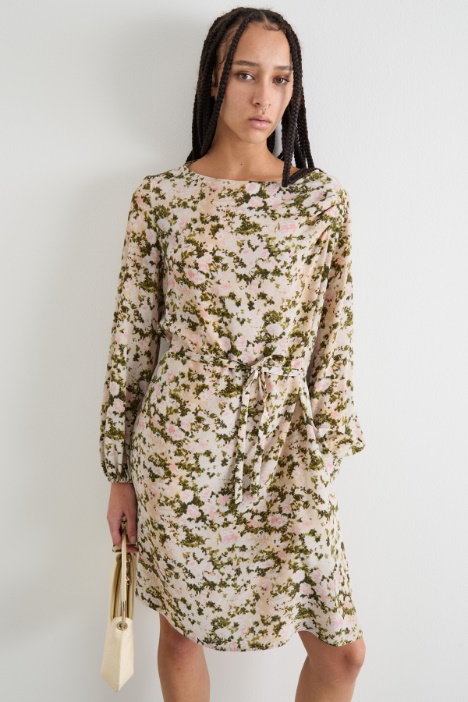 Abito corto stampato