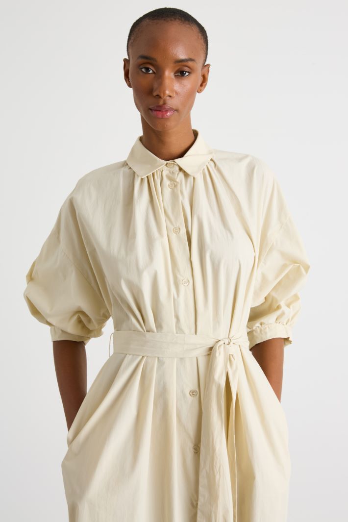 Balloon-sleeve shirt dress Intrend - 3