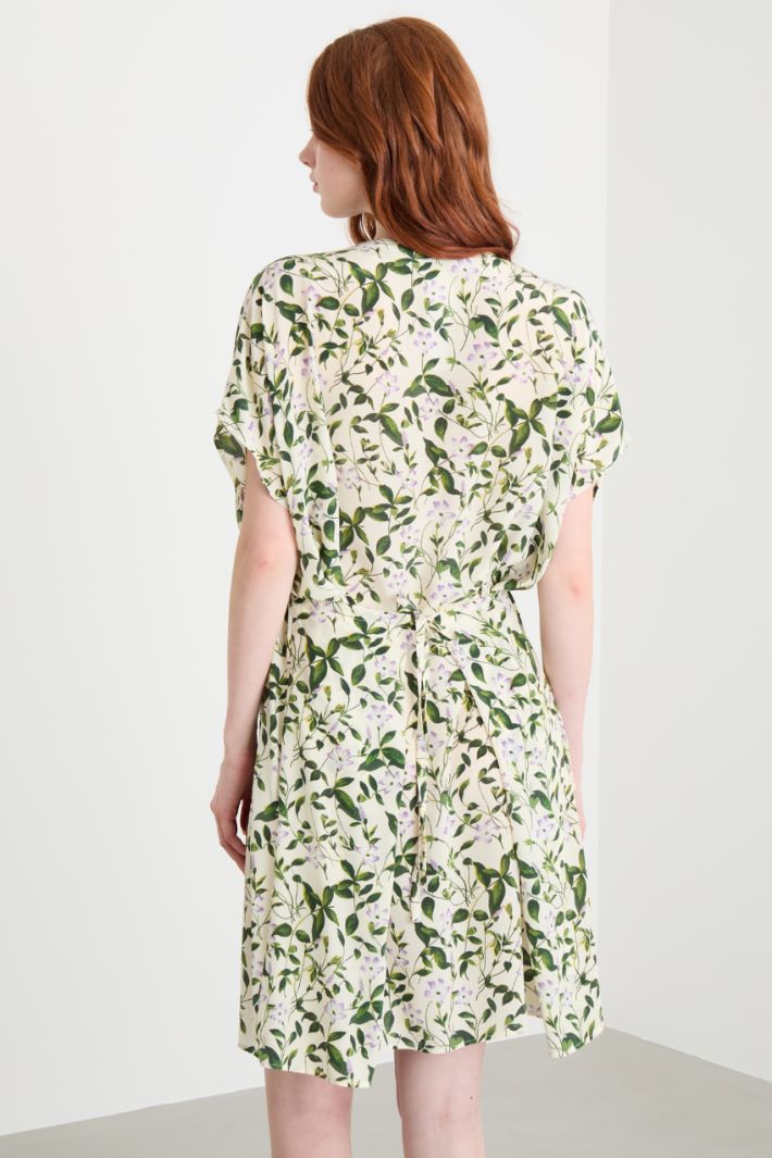 Abito stampato in crepe de chine Intrend - 4