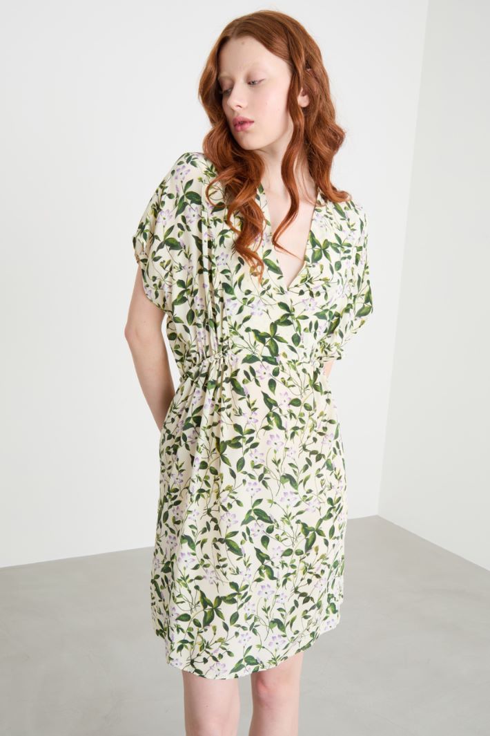 Abito stampato in crepe de chine Intrend - 2