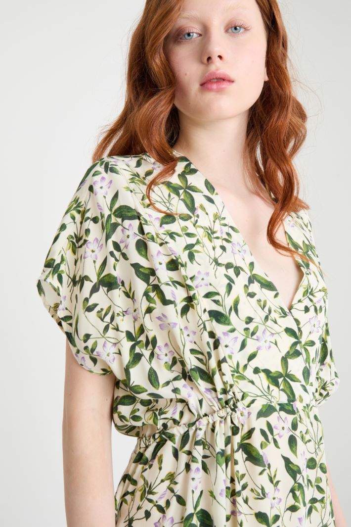 Abito stampato in crepe de chine Intrend - 3