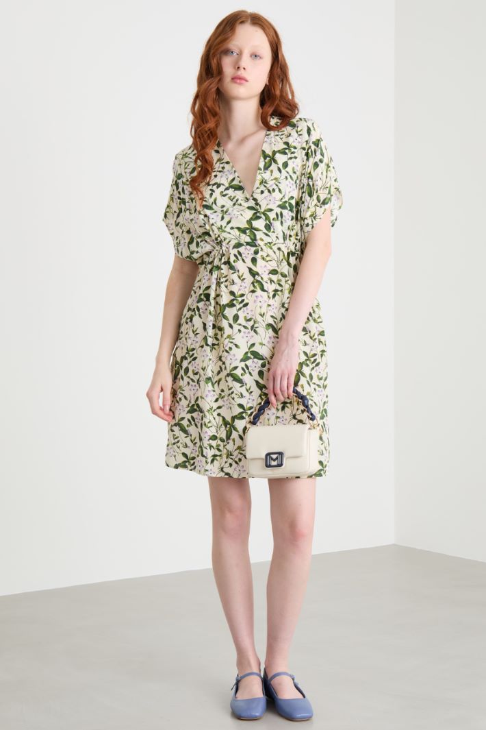 Abito stampato in crepe de chine Intrend