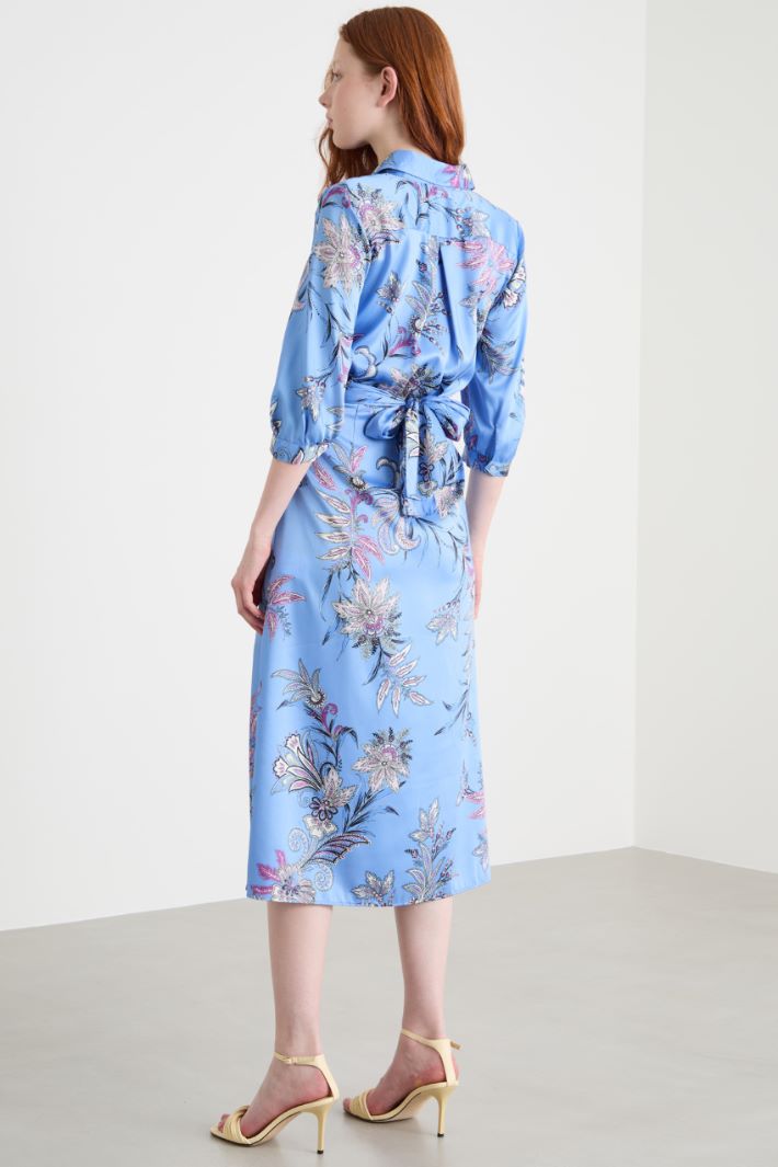 Abito in twill stampato Intrend - 4