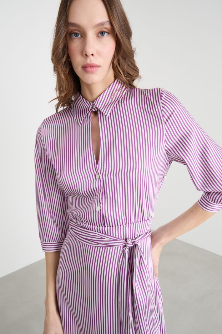 Abito in twill stampato Intrend - 3