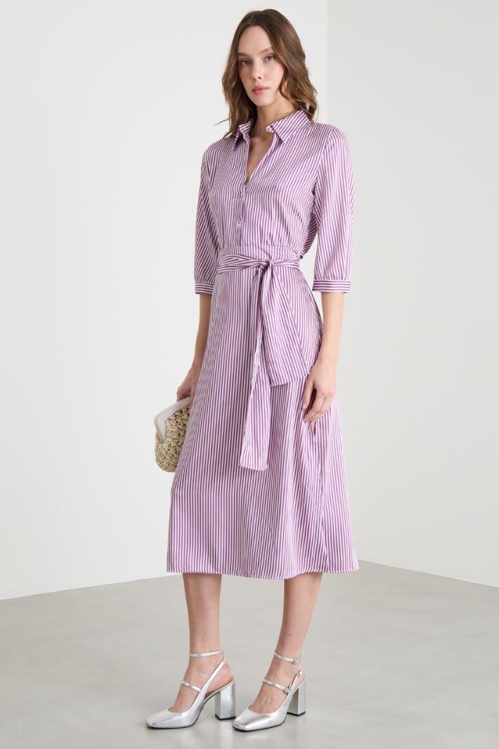 Abito in twill stampato Intrend