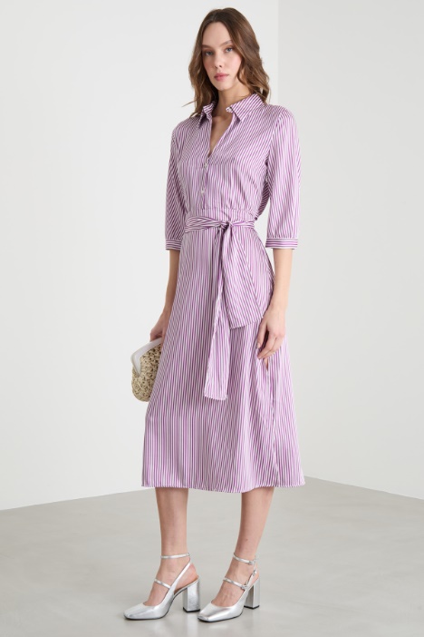 Abito in twill stampato Intrend