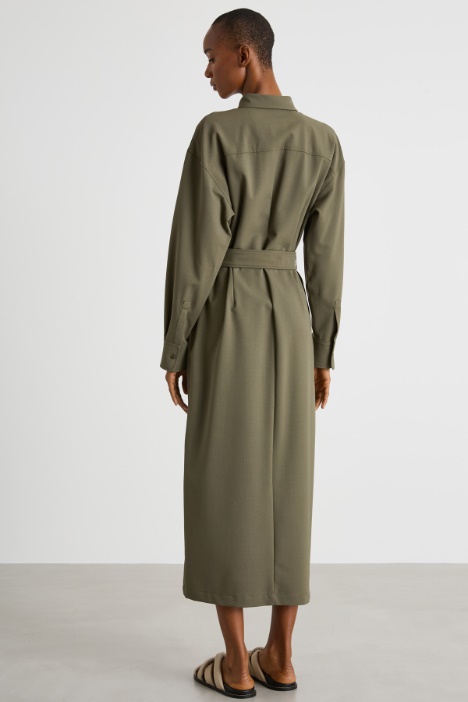 Abito chemisier con cintura